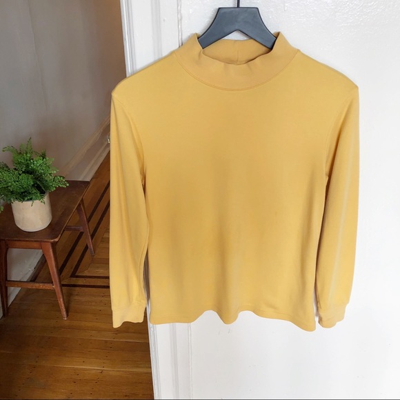 2/$20 St. John’s Bay Mock Neck Long Sleeve T-Shirt - Picture 5 of 15